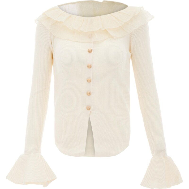 nascita Sveter zlatá / biela 65871136