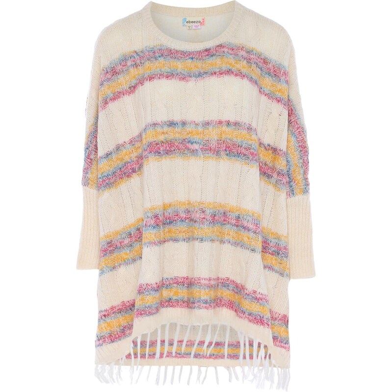ebeeza Pelerína béžová / modrá / šafránová / ružová 65872248