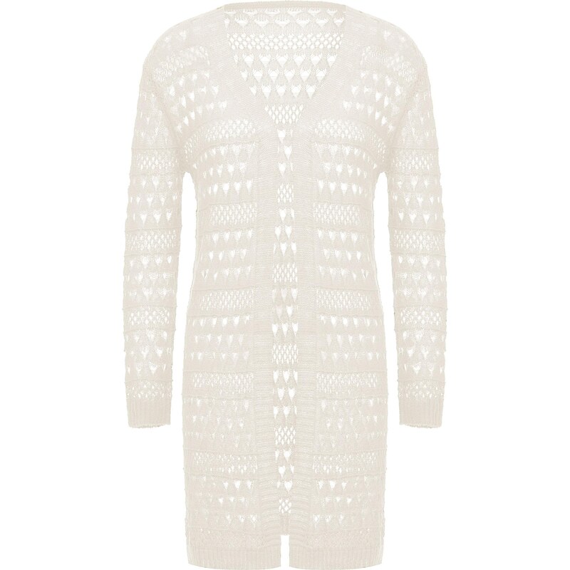 ebeeza Kardigán biela ako vlna 65871285