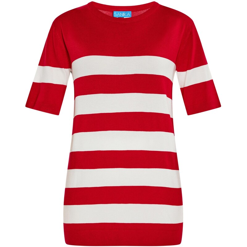 SANIKA Sveter červená / biela 65871481