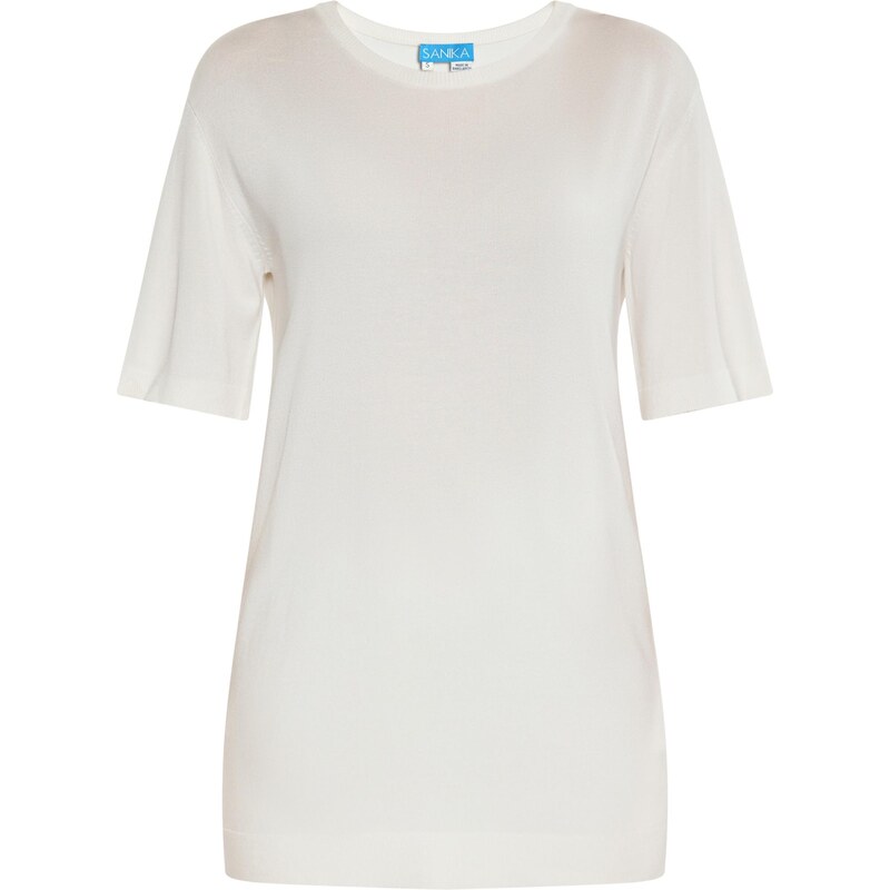 SANIKA Sveter šedobiela 65871497