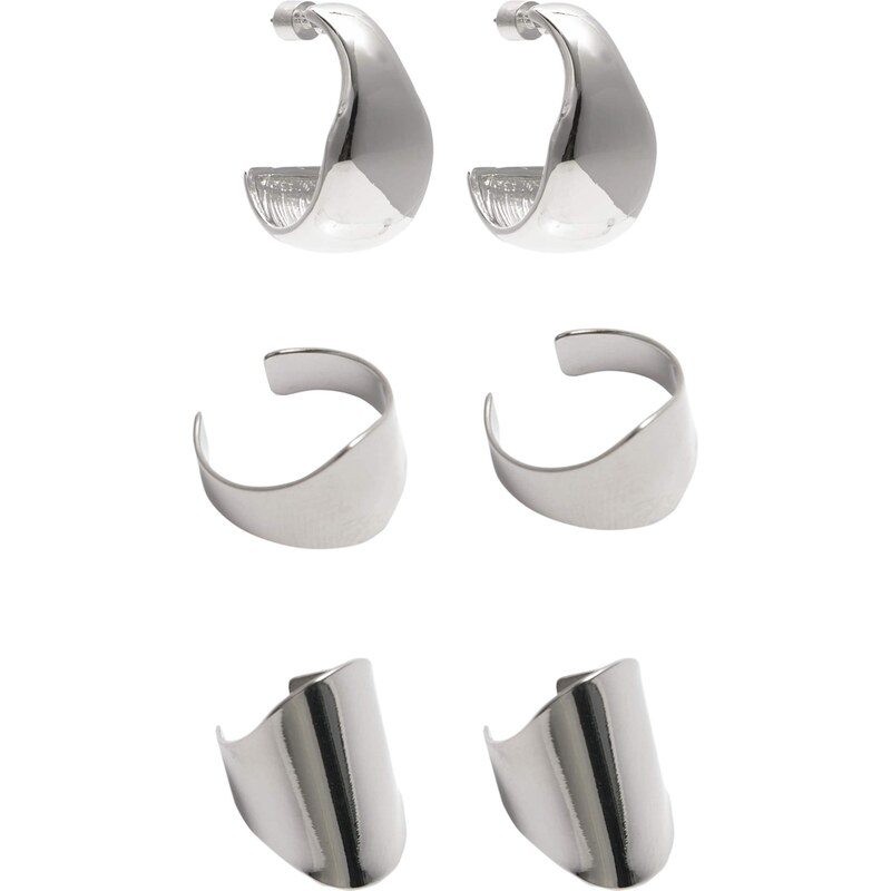 Pull&Bear Náušnice strieborná 65890139