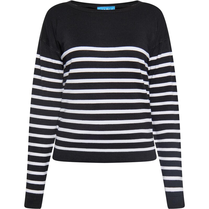 SANIKA Sveter čierna / biela 65871836