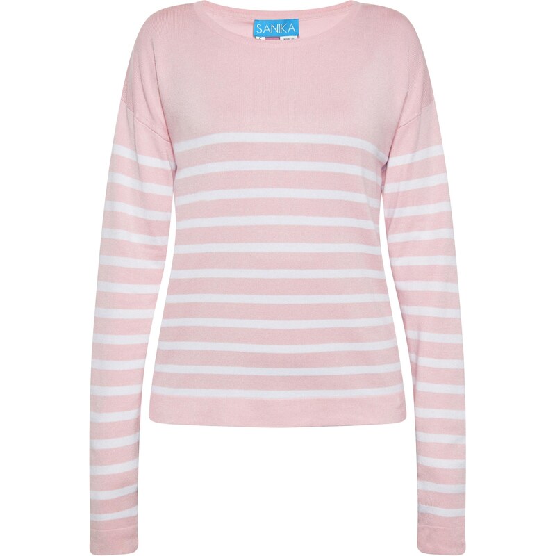 SANIKA Sveter ružová / biela 65871851