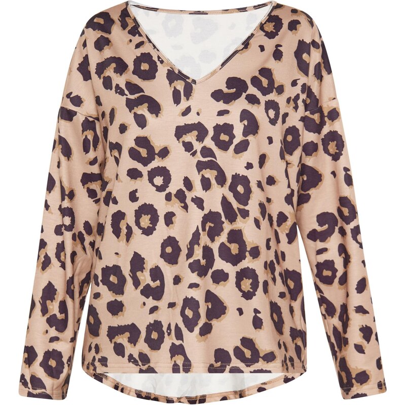 usha BLUE LABEL Blúzka hnedá / čierna 66139449