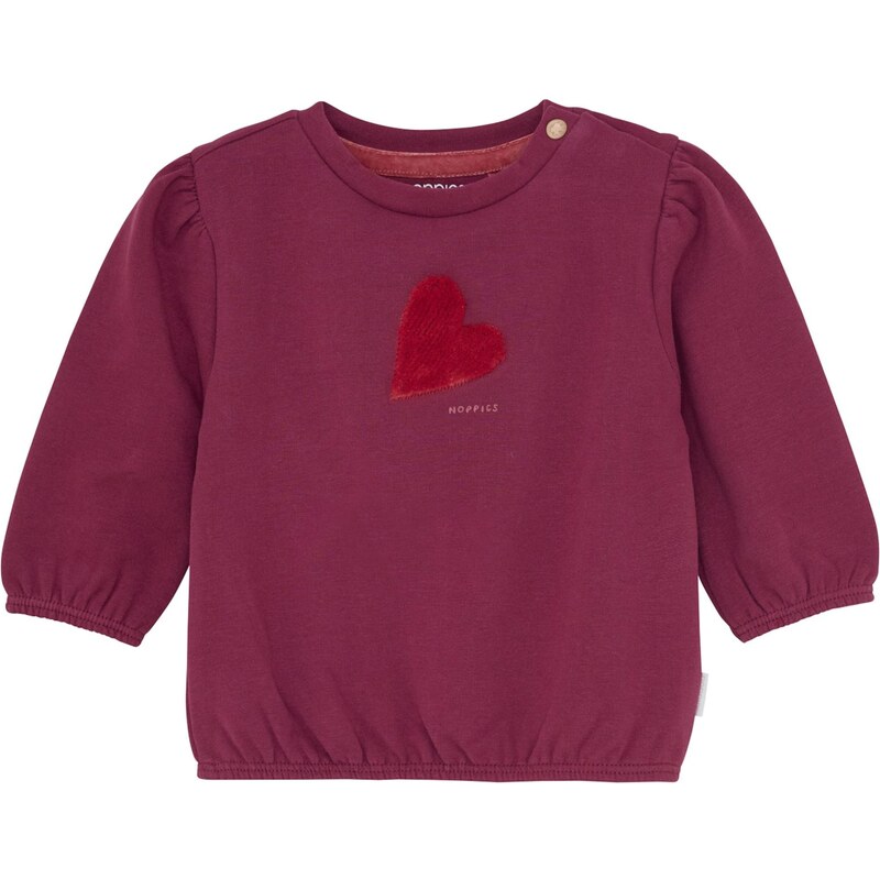 Noppies Mikina Tullahoma červená / vínovo červená 66009007