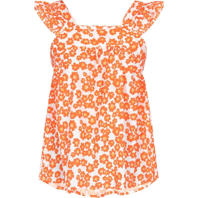 IZIA Top Fashion Look oranžová / tmavooranžová / biela 66142196