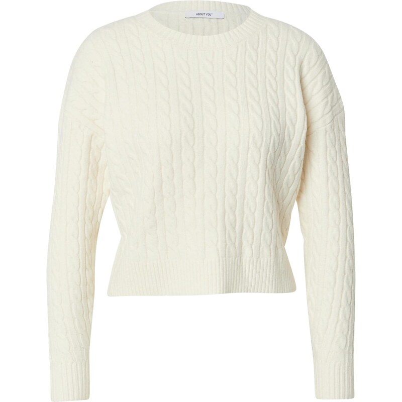 ABOUT YOU Sveter Marita biela ako vlna 66009184