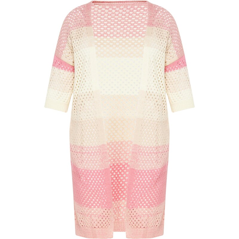 usha FESTIVAL Kardigán béžová / ružová / biela 66140764