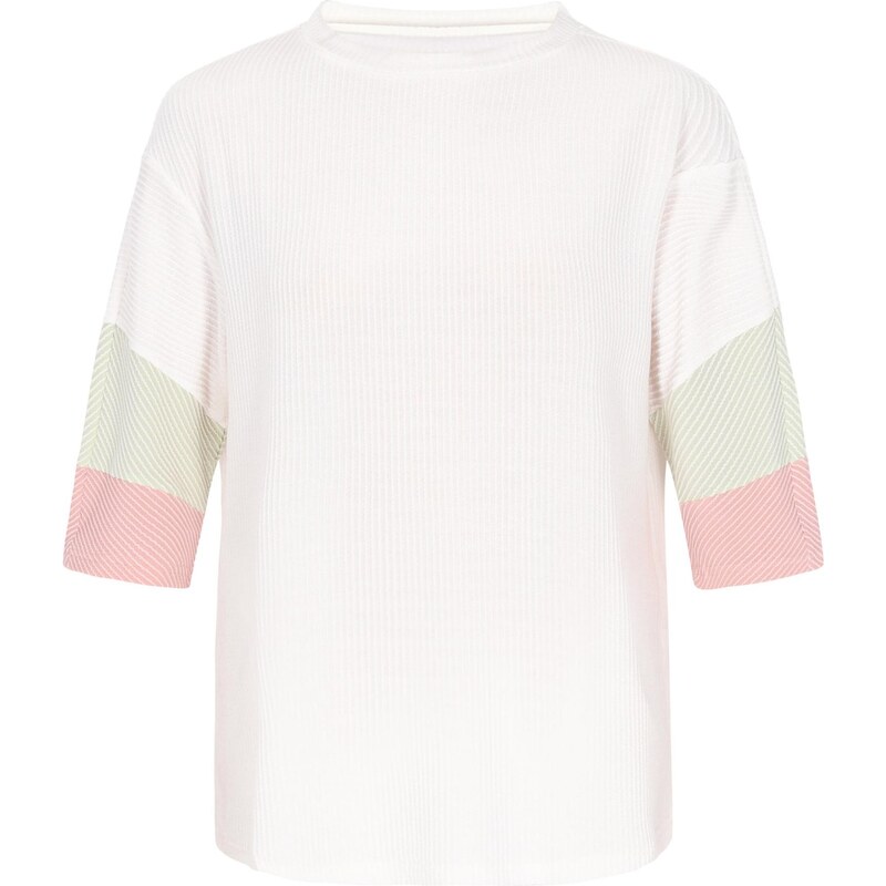 usha BLUE LABEL Tričko Fashion Look mätová / ružová / biela 66140347