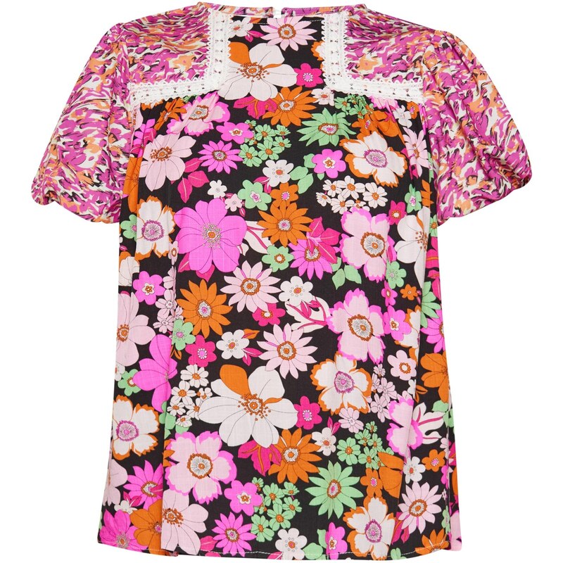 usha FESTIVAL Blúzka zmiešané farby / ružová 66139443