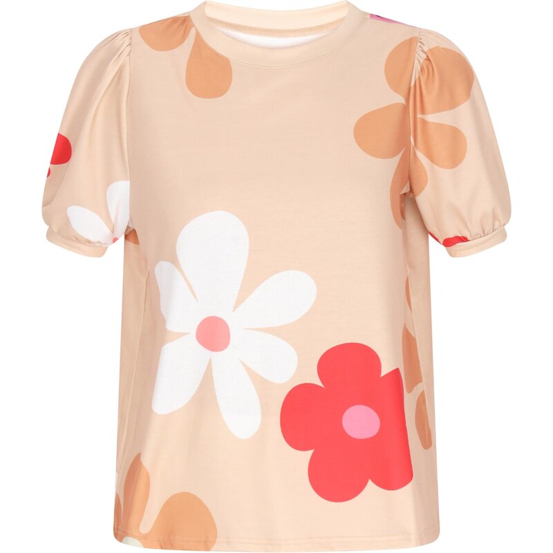 usha BLUE LABEL Blúzka marhuľová / svetloružová / červená / biela 66140507