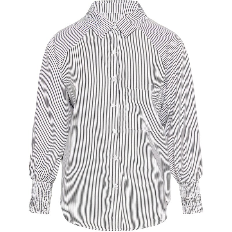 usha BLUE LABEL Blúzka modrá / biela 66139556