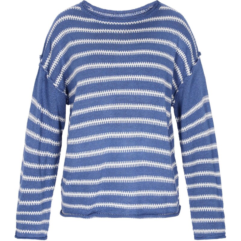 NALLY Sveter Fashion Look zafírová / biela 65881030