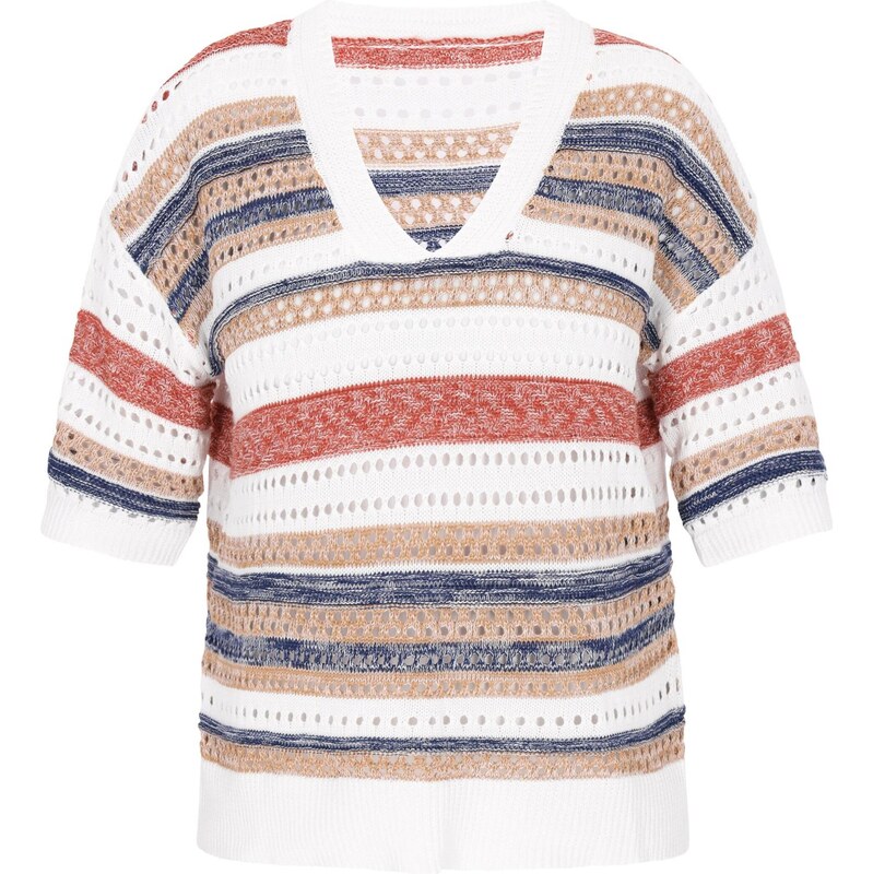 Gaya Sveter Fashion Look námornícka modrá / hrdzavohnedá / svetlohnedá 65881011