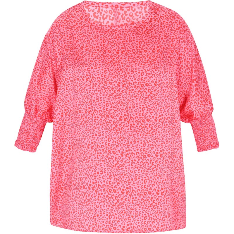 faina Blúzka Fashion Look purpurová / svetloružová 66142131