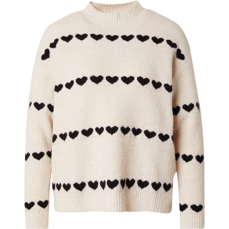 ABOUT YOU Sveter Marcella béžová / čierna 66009665