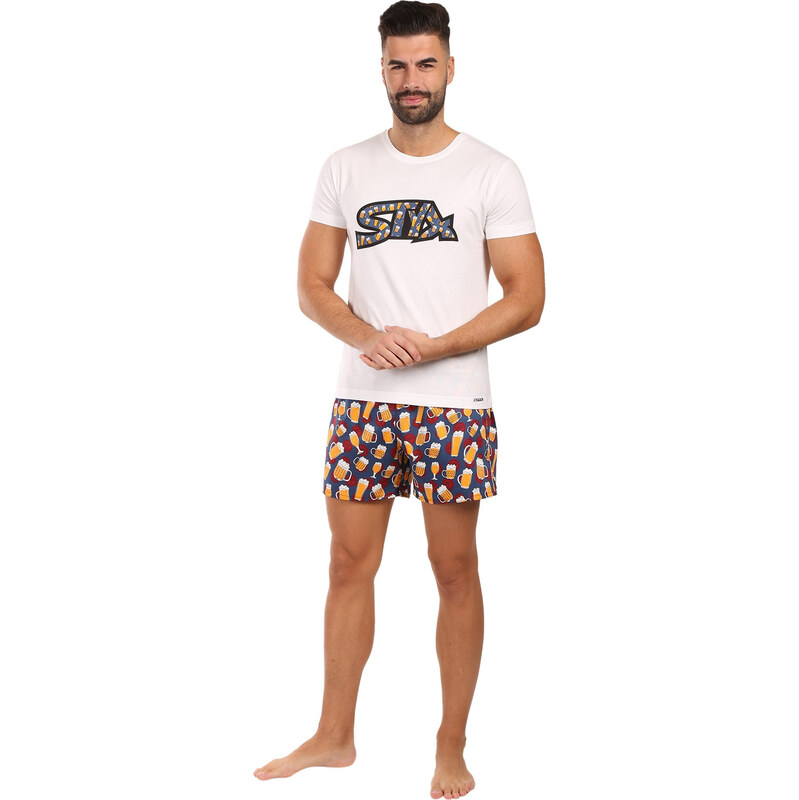 Pánske pyžamo Styx pivo (PKP1855) 65897289
