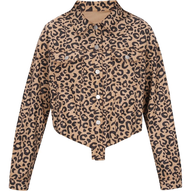 NALLY Prechodná bunda Fashion Look svetlohnedá / čierna 65881335