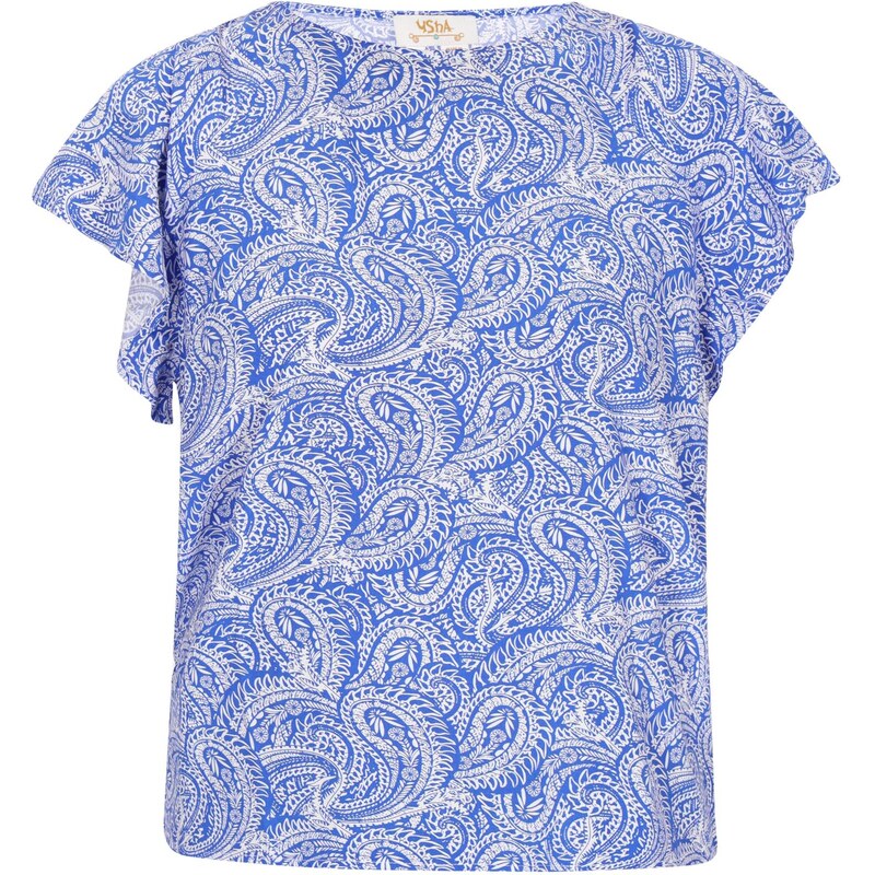 usha FESTIVAL Blúzka modrá / šedobiela 66139390