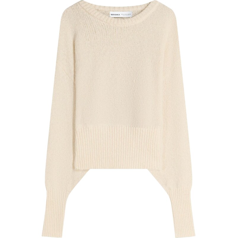Bershka Sveter nebielená 66026966
