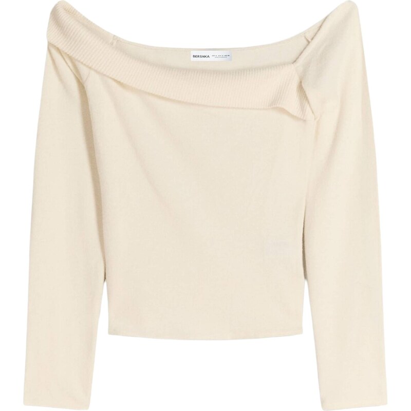 Bershka Sveter nebielená 66026967