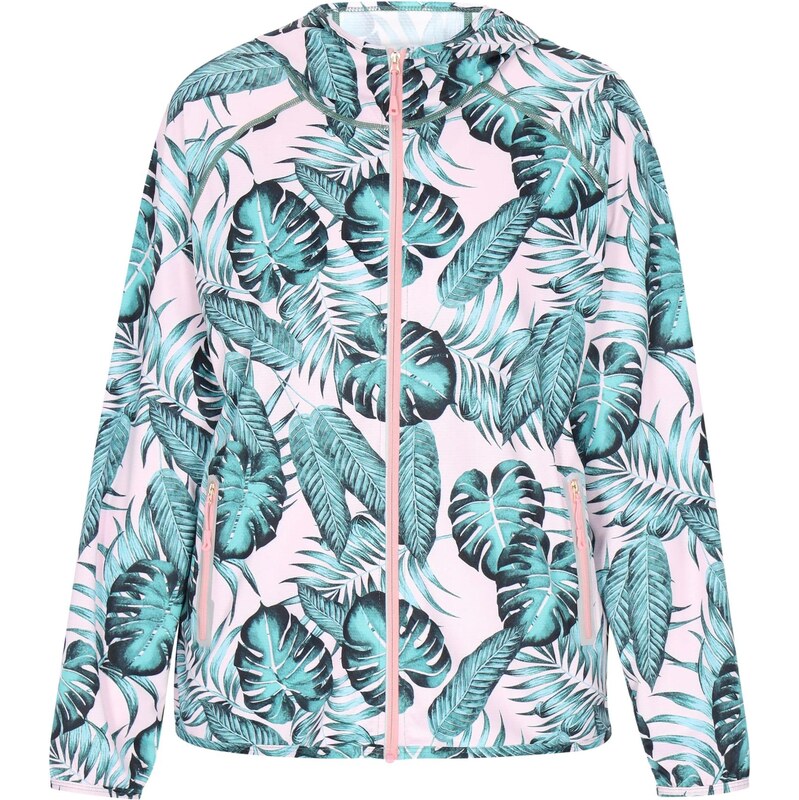 IZIA Prechodná bunda azúrová / rosé / čierna 66142303