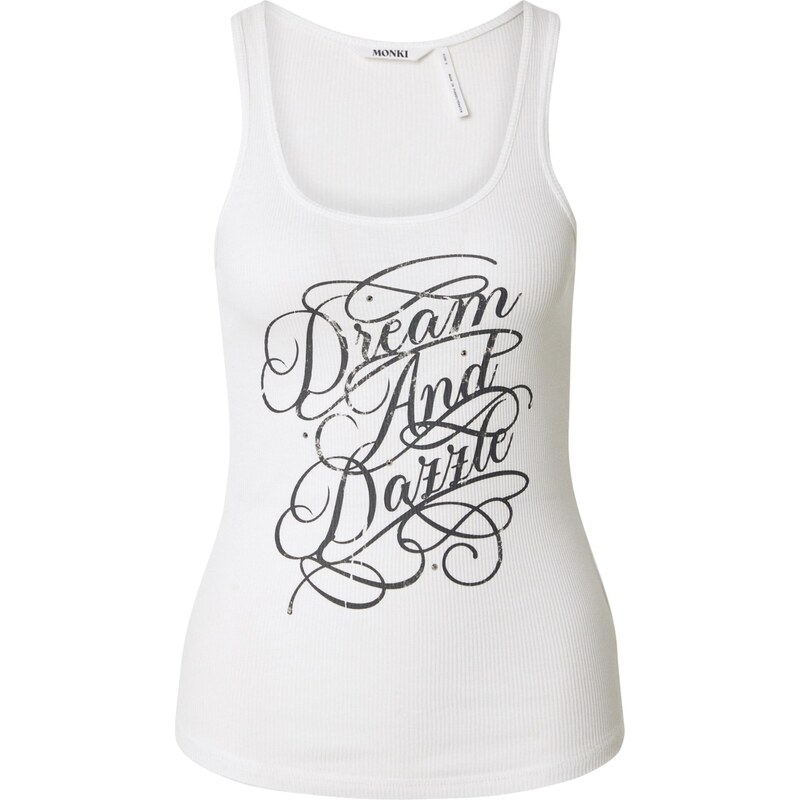 Monki Top čierna / biela 66008608