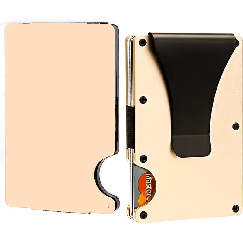 Handel Kovová minimalistická peňaženka s RFID ochranou - Vybraný alebo 65897315