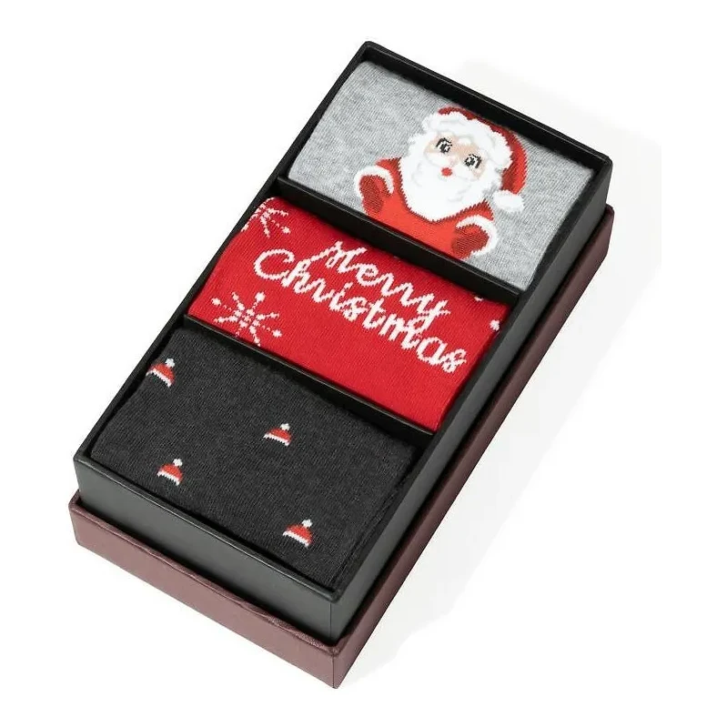 3PACK pánske ponožky Vianočné krabičky Steven Socks art.196/1 41-43 66599210