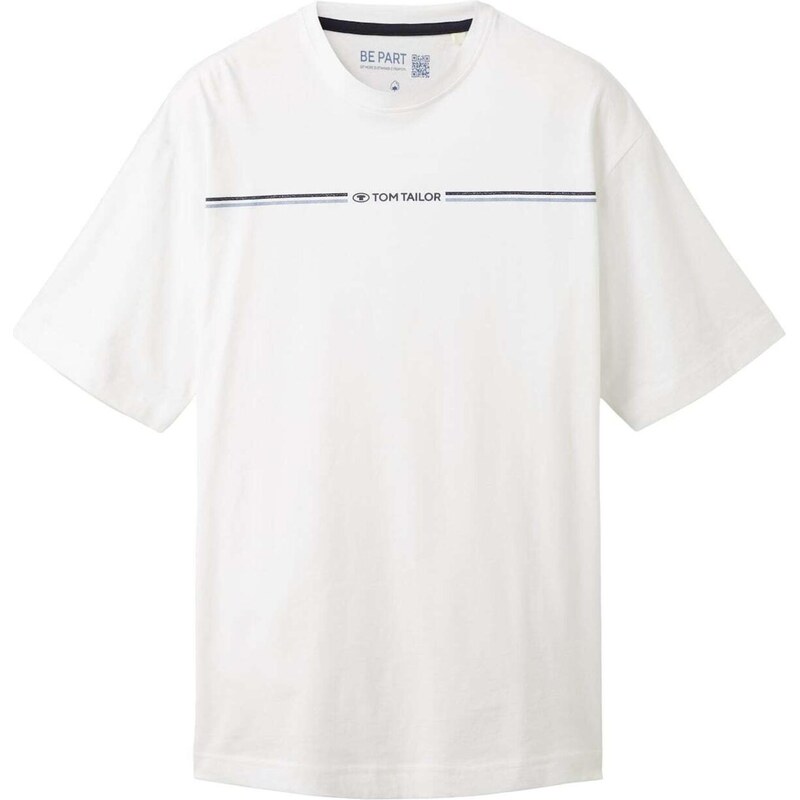 TOM TAILOR Tričko tmavomodrá / modrosivá / biela 44101891