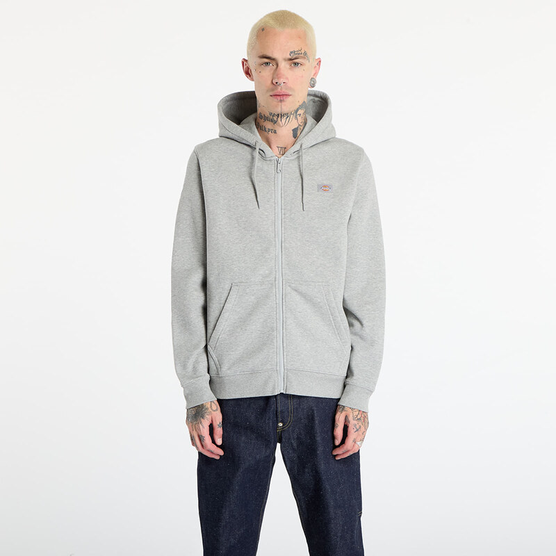 Mikina Dickies Oakport Zip Hoodie Heather Grey S 65899299