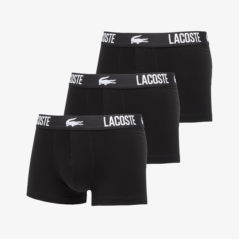 Boxerky LACOSTE 3-Pack Trunk Black XL 65899464