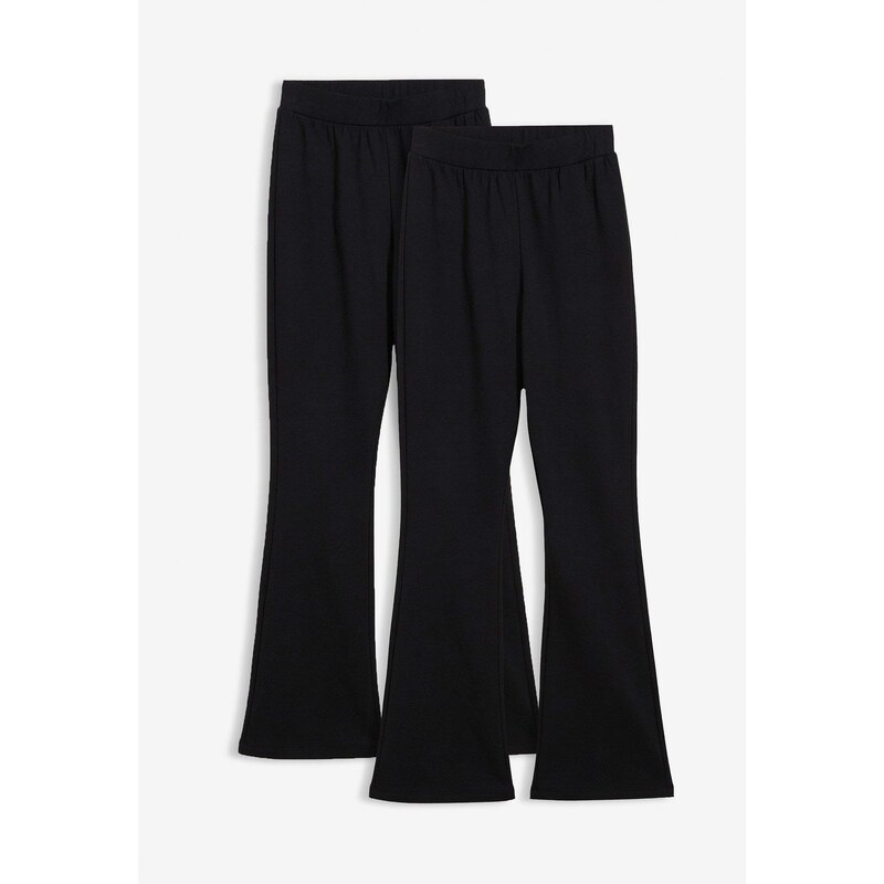 bonprix Legíny s mäkkou vnútornou stranou, farba čierna 65806643