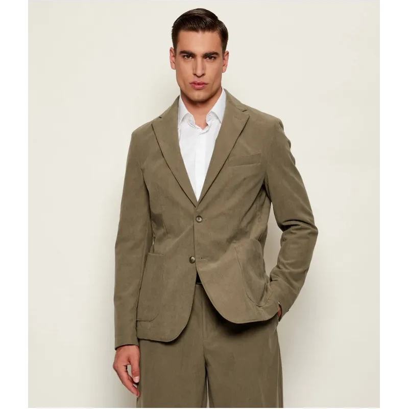 BOSS BLACK Menčestrová sako P-Hanry-WG-252F | Slim Fit 65900441