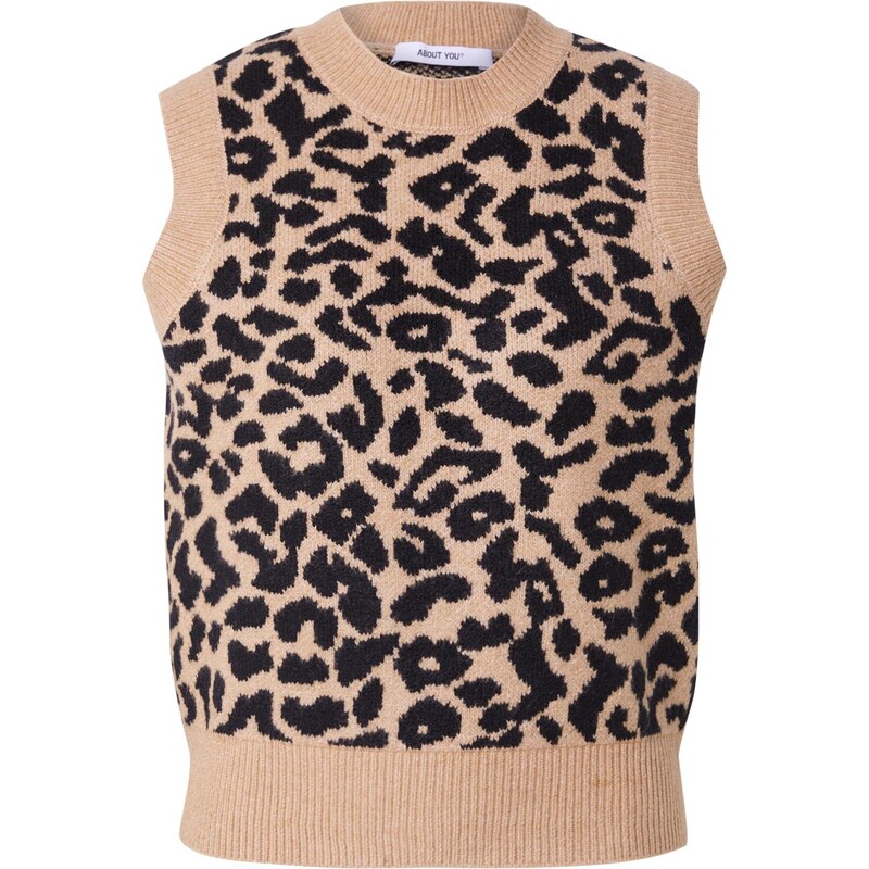 ABOUT YOU Sveter Mirell béžová / čierna 66008691