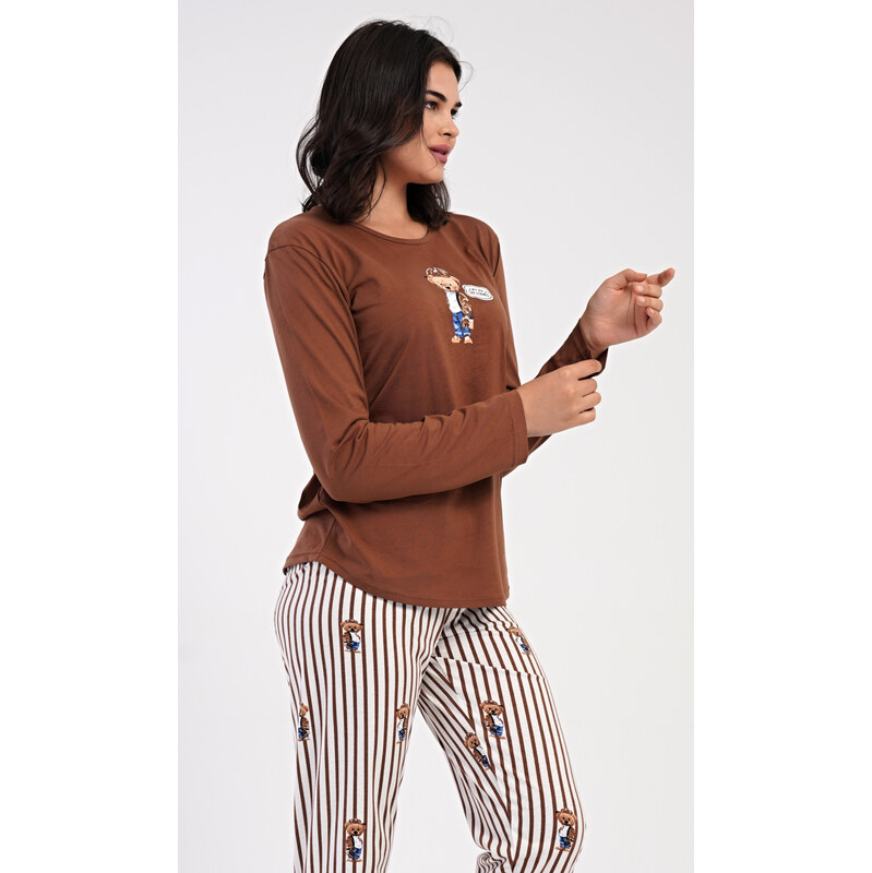 Vienetta Dámske pyžamo Long Bear 65900915