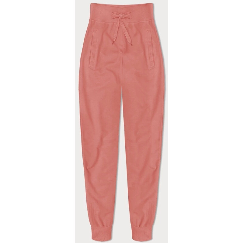 J.STYLE Tenké teplákové nohavice v lososovej farbe (CK03-37) 65901256