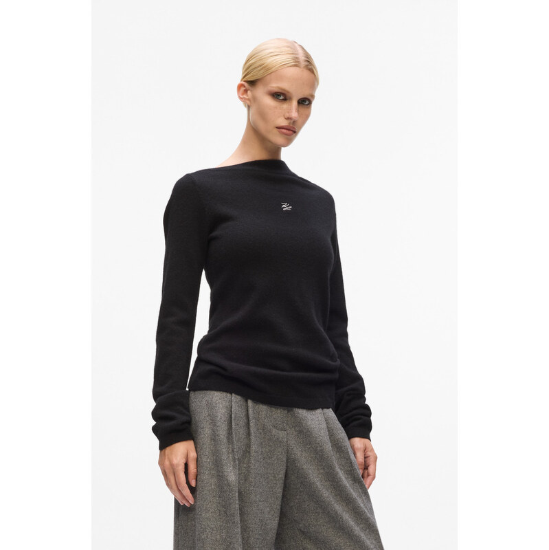 SVETER KARL LAGERFELD ELEGANT CASHMERE SWEATER 67047546