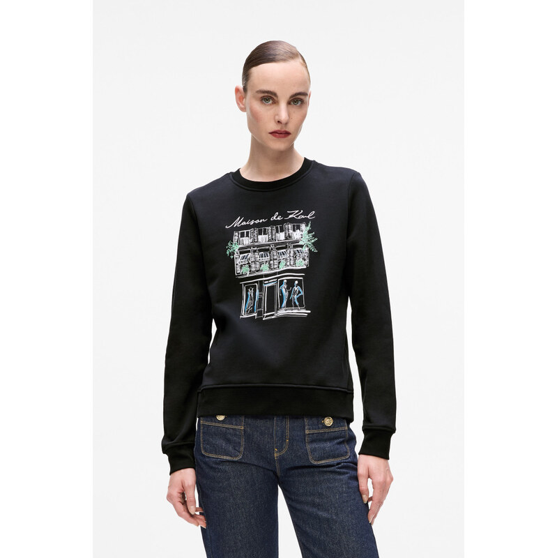 MIKINA KARL LAGERFELD PARIS SKETCH STORE SWEATSHIRT 65902118