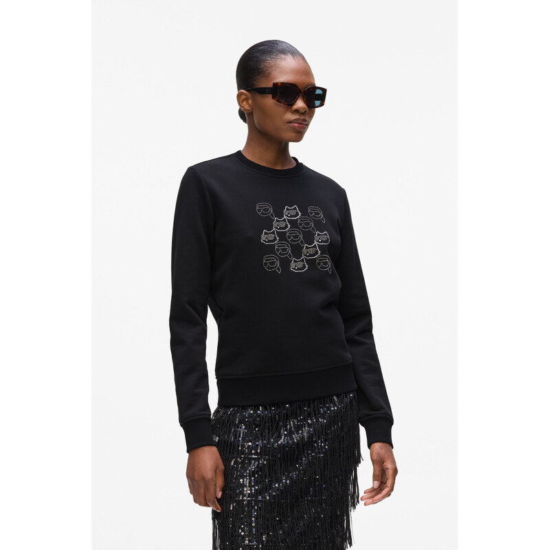 MIKINA KARL LAGERFELD IKON SEASONAL RS SWEATSHIRT 65902121