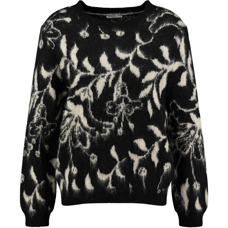 Key Largo Sveter Plant slonová kosť / čierna 66057038