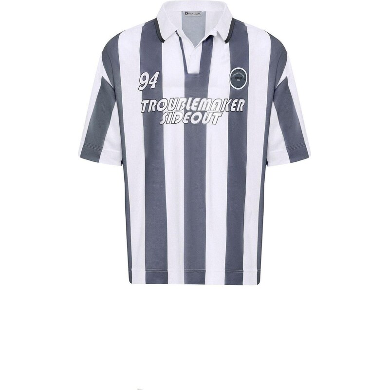 Dandalo Tričko tmavosivá / čierna / biela 65905603