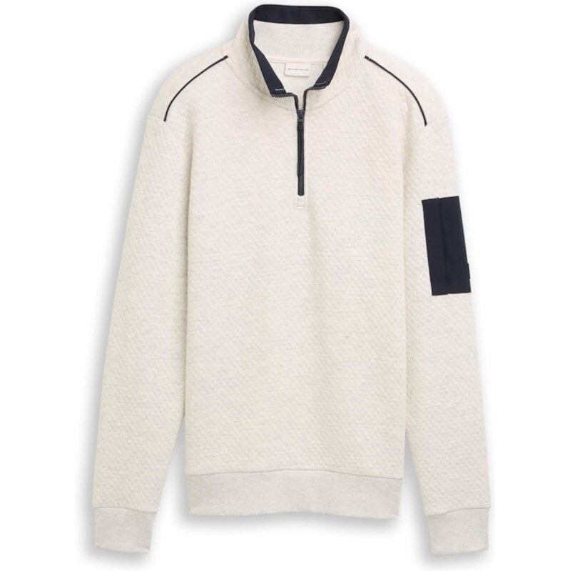 TOM TAILOR Mikina krémová / námornícka modrá 65906275