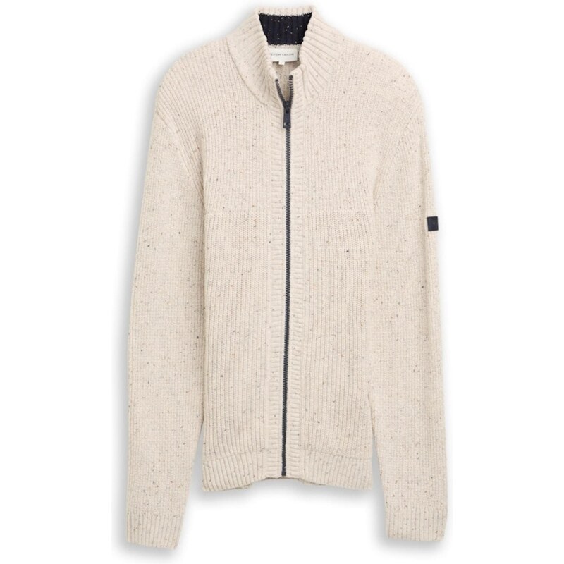 TOM TAILOR Kardigán biela ako vlna 65906273