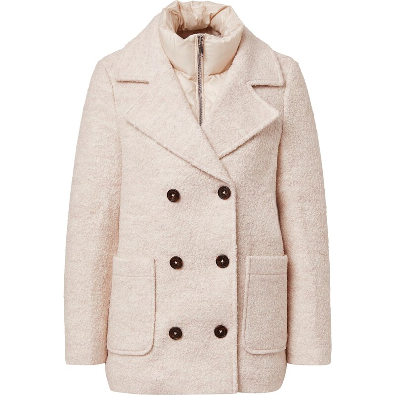 s.Oliver Zimný kabát béžová melírovaná 65906145
