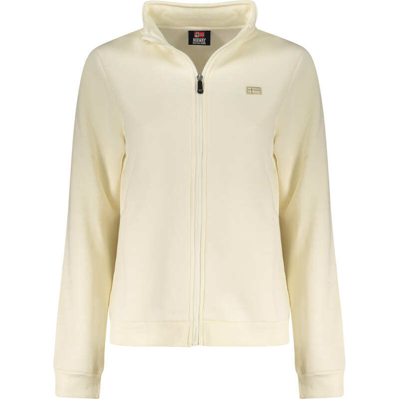 Športová Dámska Mikina so zipsom NORWAY 1963 Biela 68243199