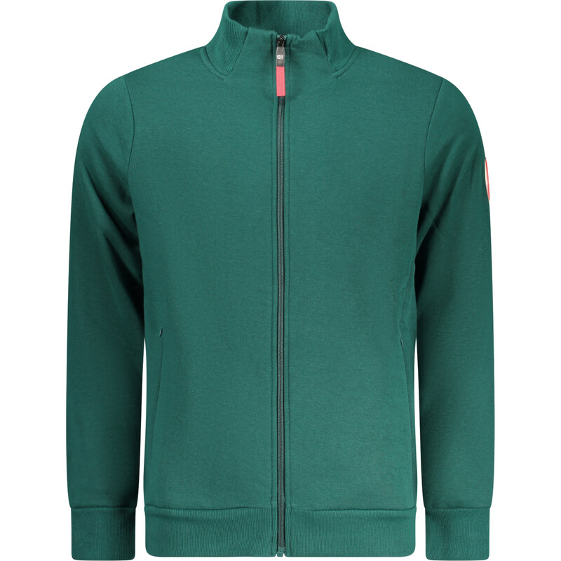 Športová Pánska Mikina so zipsom NORWAY 1963 Zelená 68243197