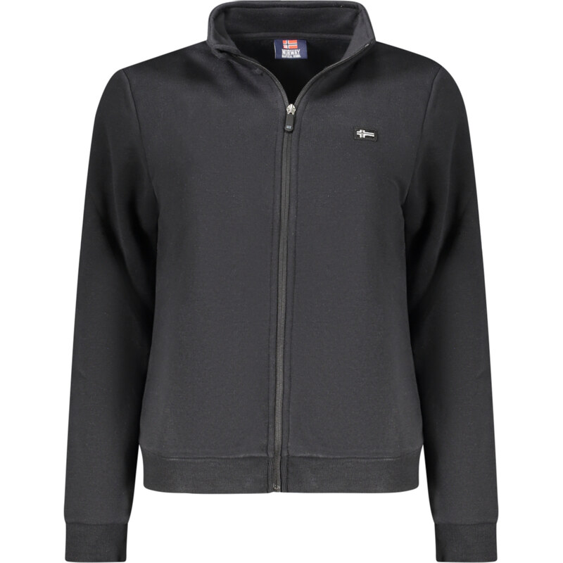 Športová Dámska Mikina so zipsom NORWAY 1963 Čierna 68244134