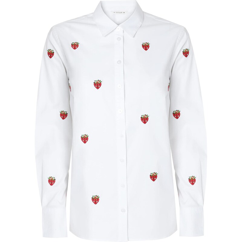 TATUUM Tričko červená / šedobiela 65906345